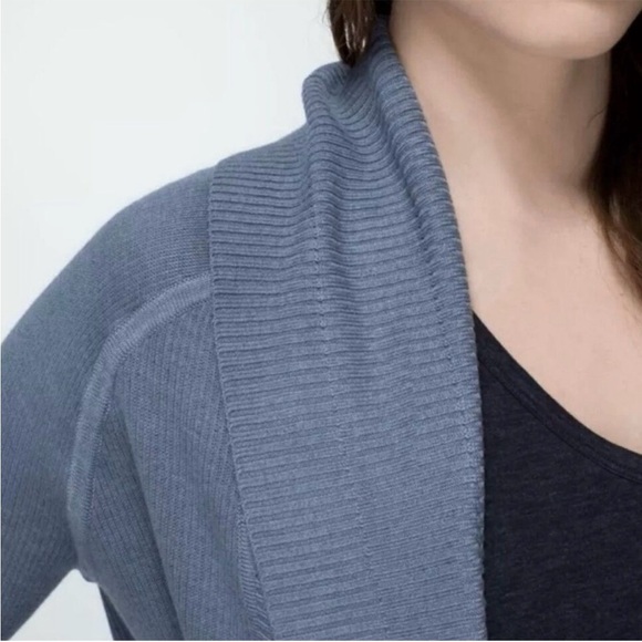 Lululemon Transformation Wrap Cardigan Sweater Grey - Picture 8 of 10